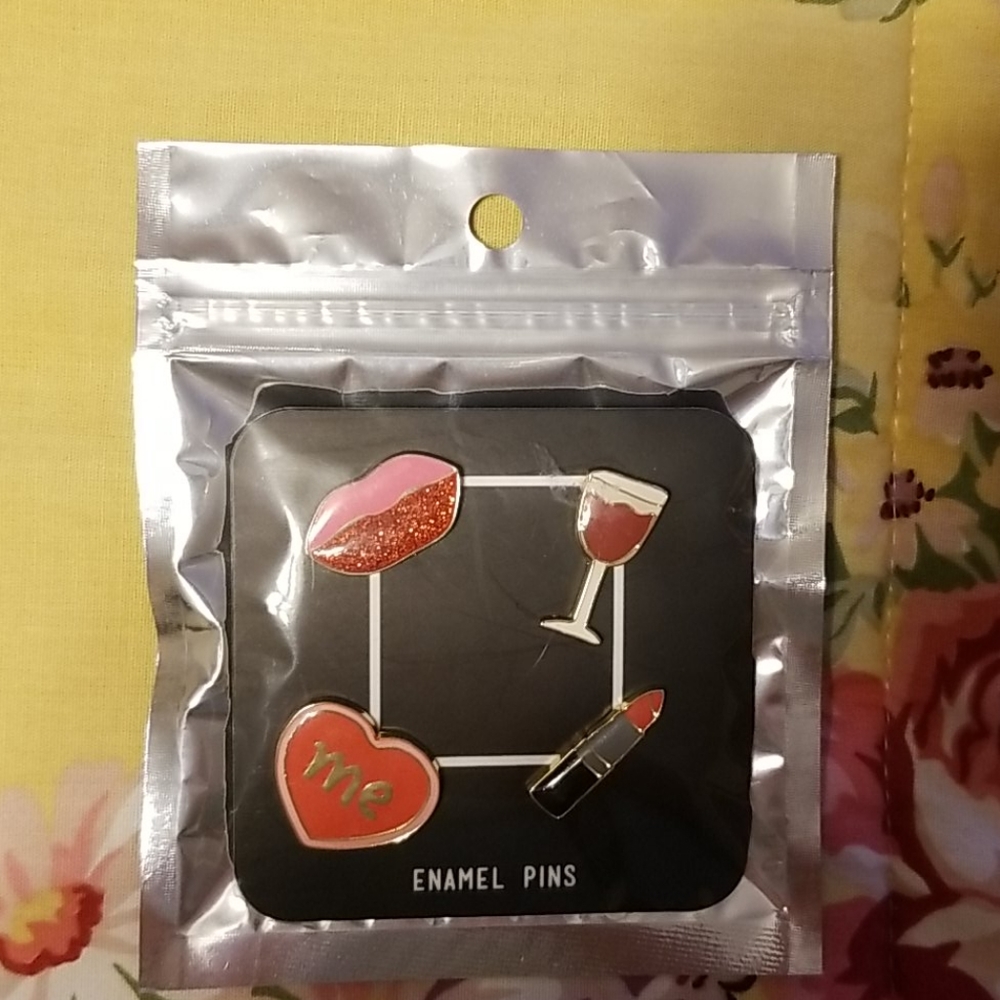 3/$15, Girly, Girl Enamel Pins